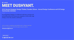 Desktop Screenshot of dushyantarora.com